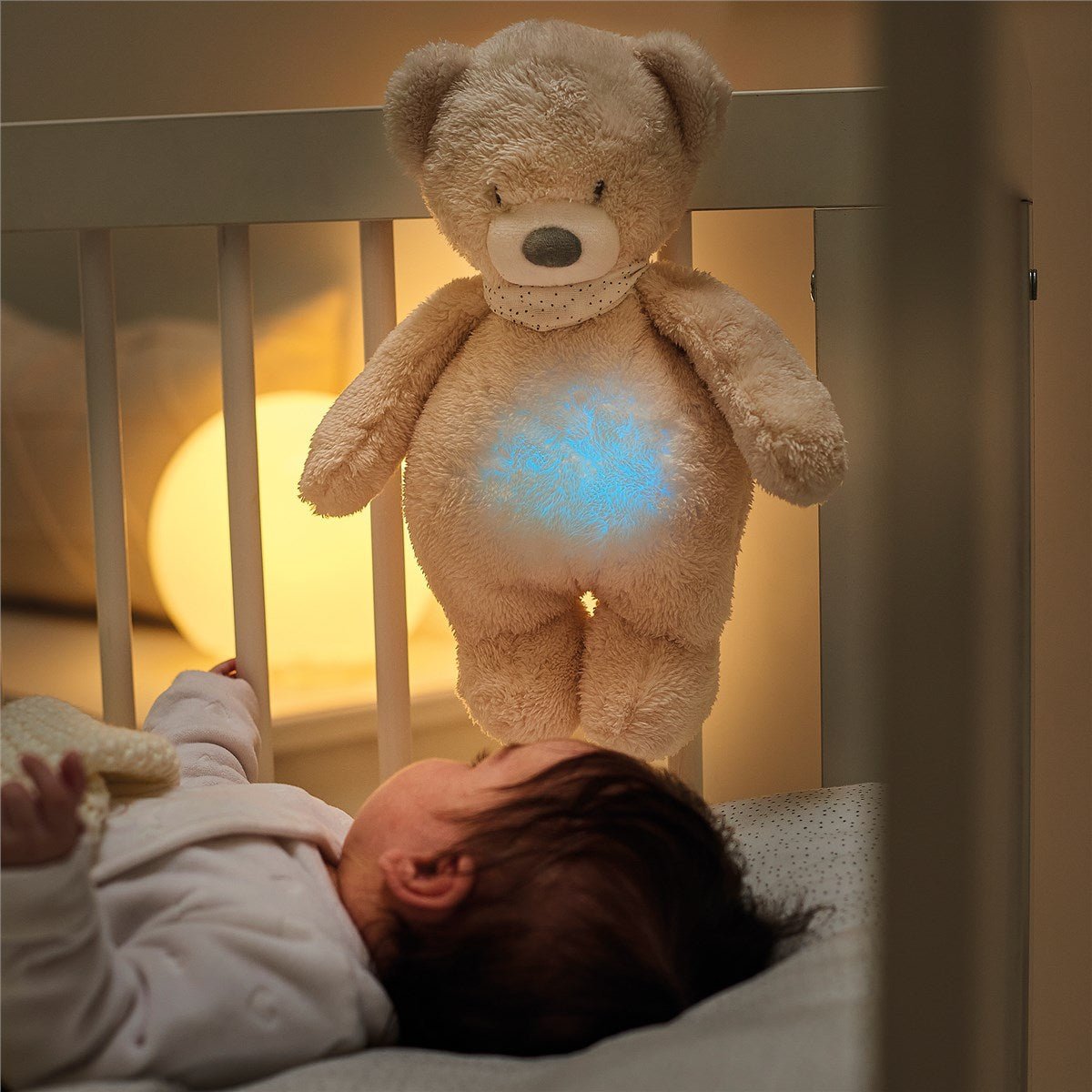 Nattou Sleepy Bear Cuddly Nightlight Sleep Aid - Baby&More