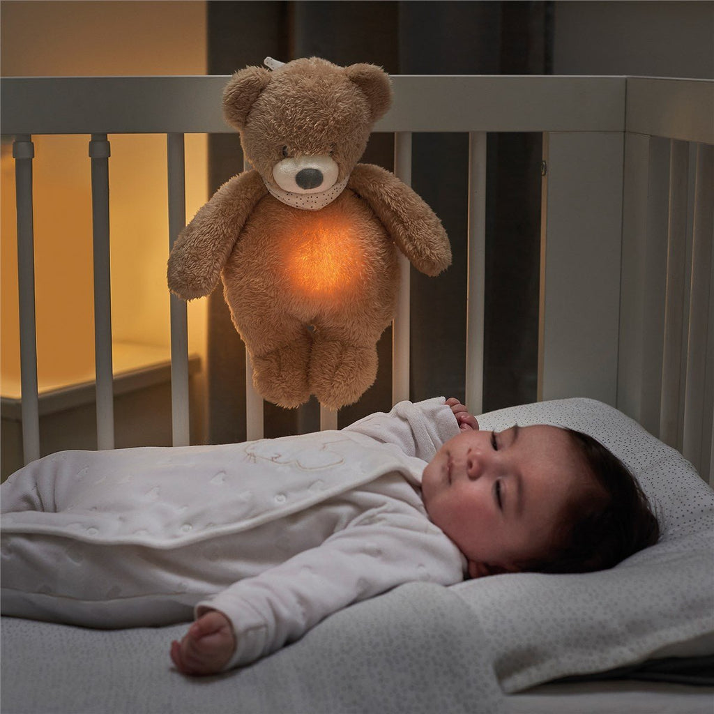 Nattou Sleepy Bear Cuddly Nightlight Sleep Aid - Baby&More