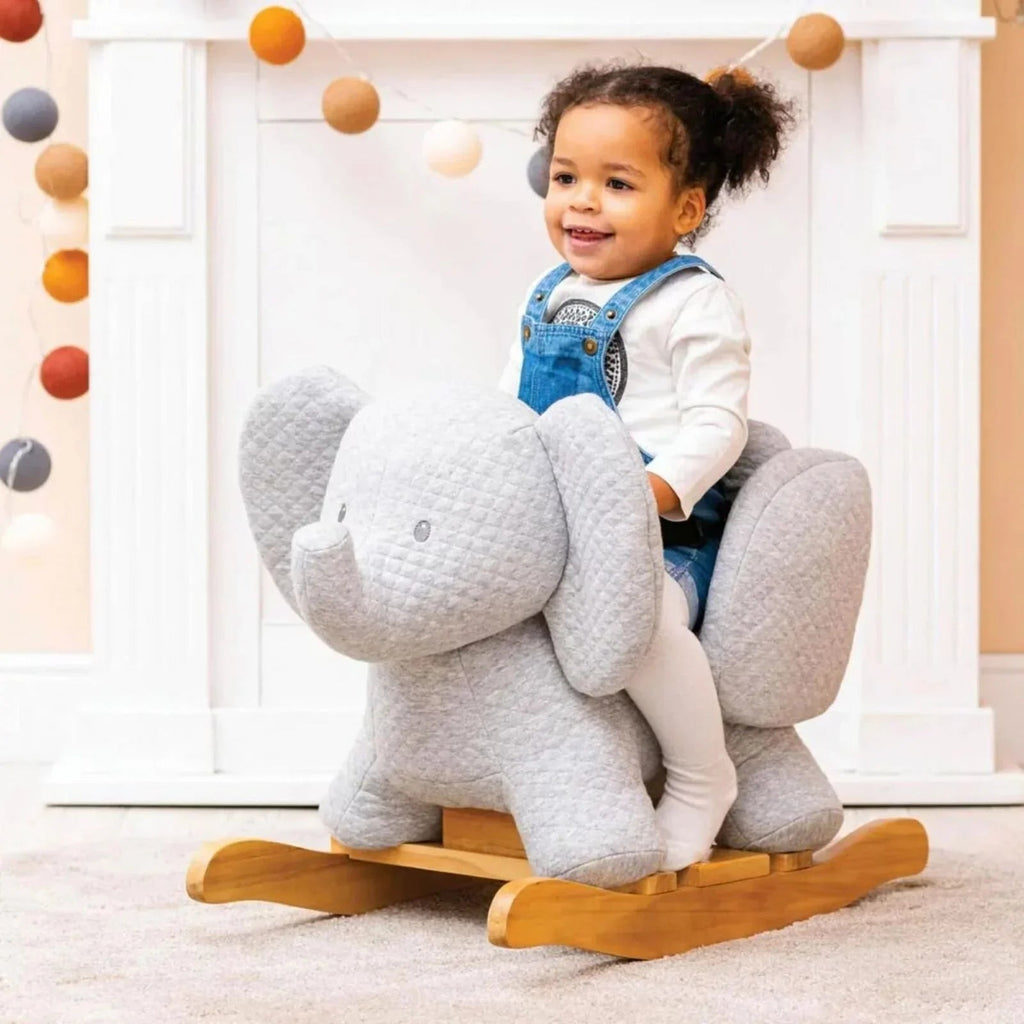 Nattou Tembo Cotton Elephant Rocker - Baby&More