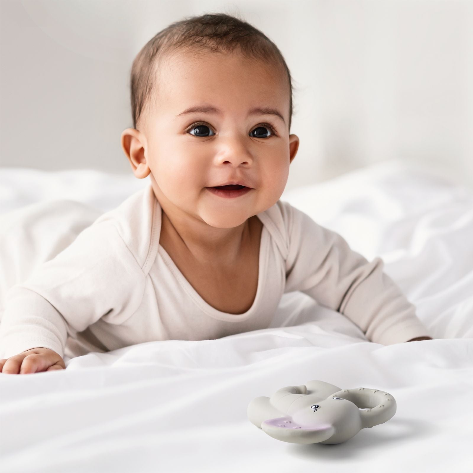 Natural Rubber Teether - Elouise the Elephant - Baby&More