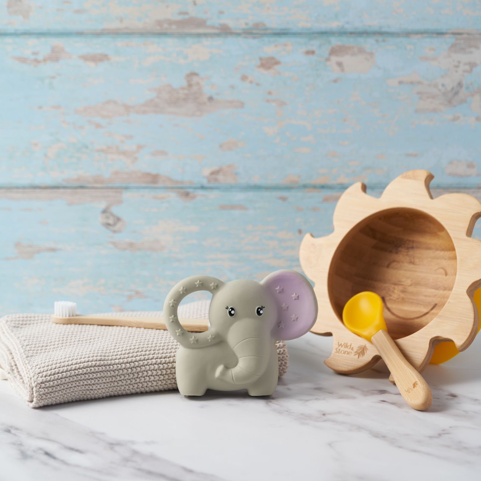 Natural Rubber Teether - Elouise the Elephant - Baby&More