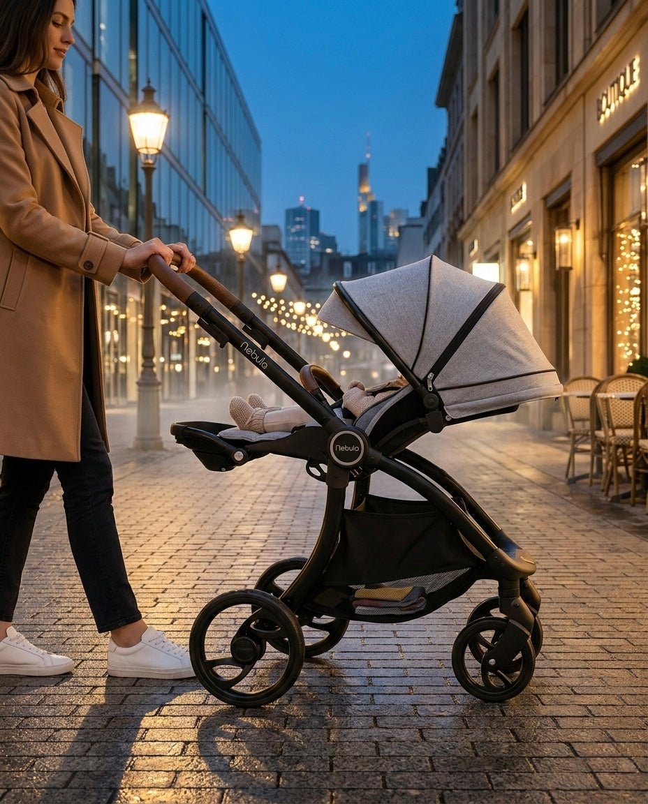 Nebula Pushchair Bundle - 5 Piece Set - Cool Grey - Baby&More