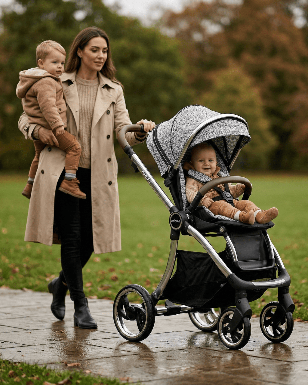 Nebula Pushchair Bundle - 5 Piece Set - Paris Signature - Baby&More