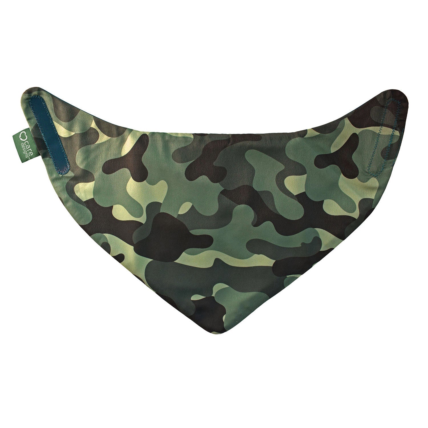 Neckerchief Style Dribble Bib - Small - Khaki Camouflage - Baby&More