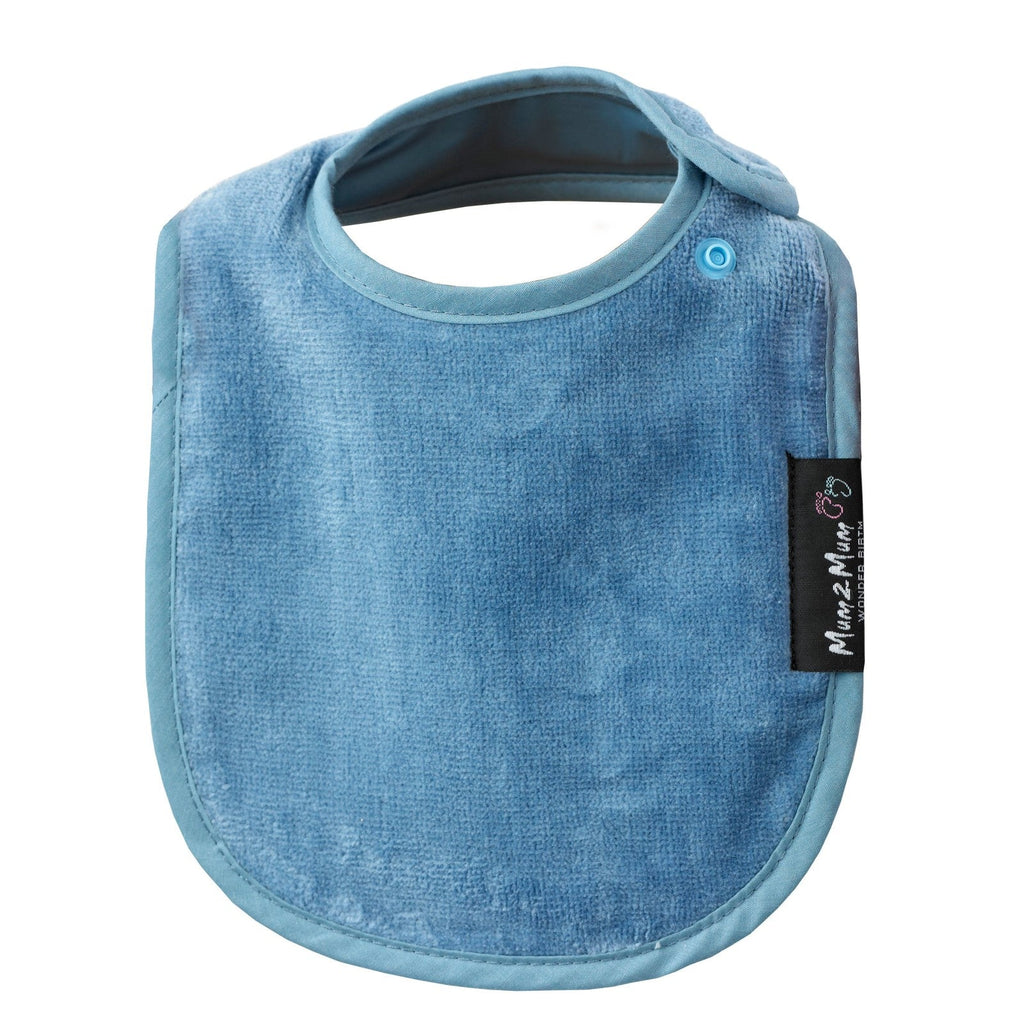 5 PACK - Mum 2 Mum Infant Wonder Bibs - DENIM - Baby&More