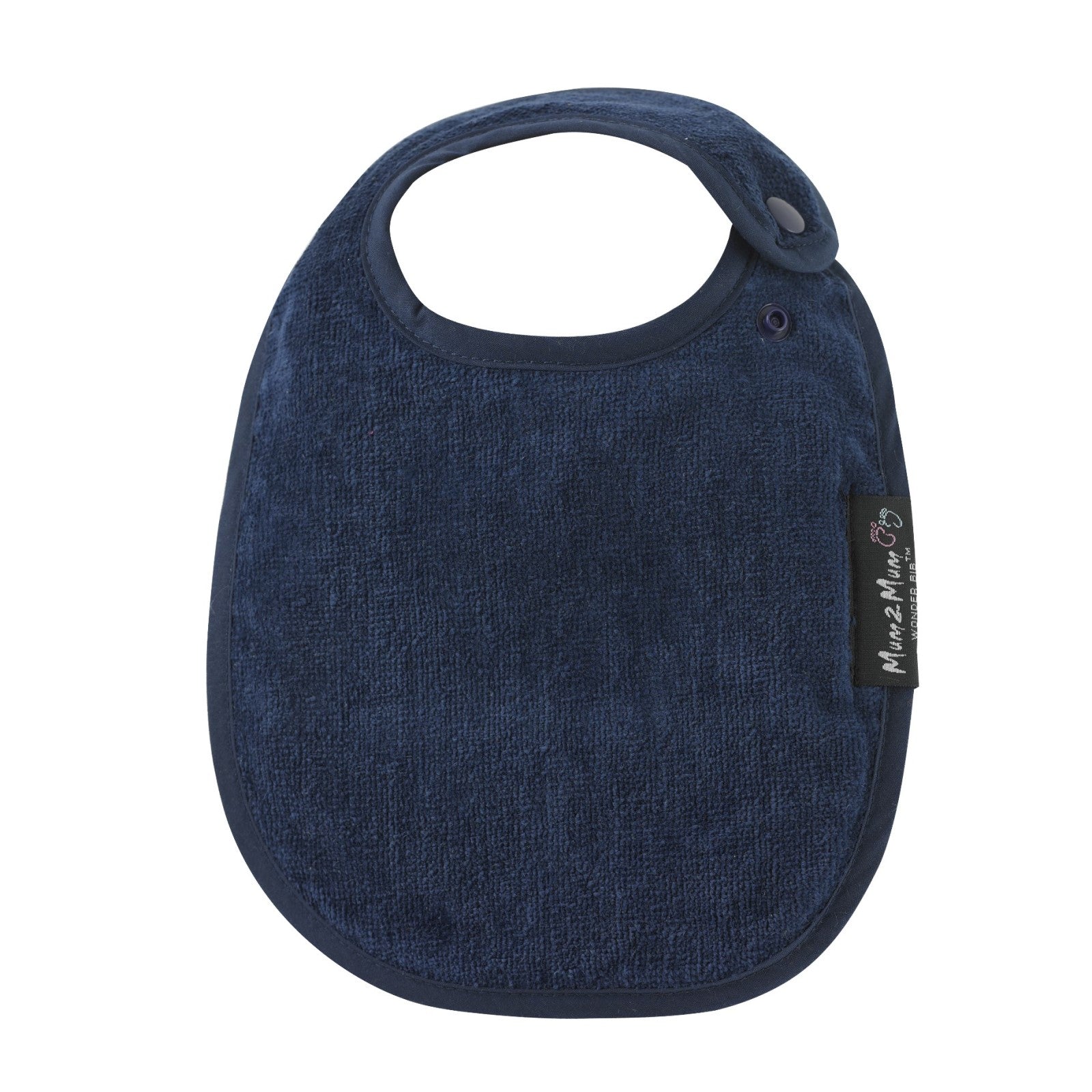 5 PACK - Mum 2 Mum Infant Wonder Bibs - NAVY - Baby&More