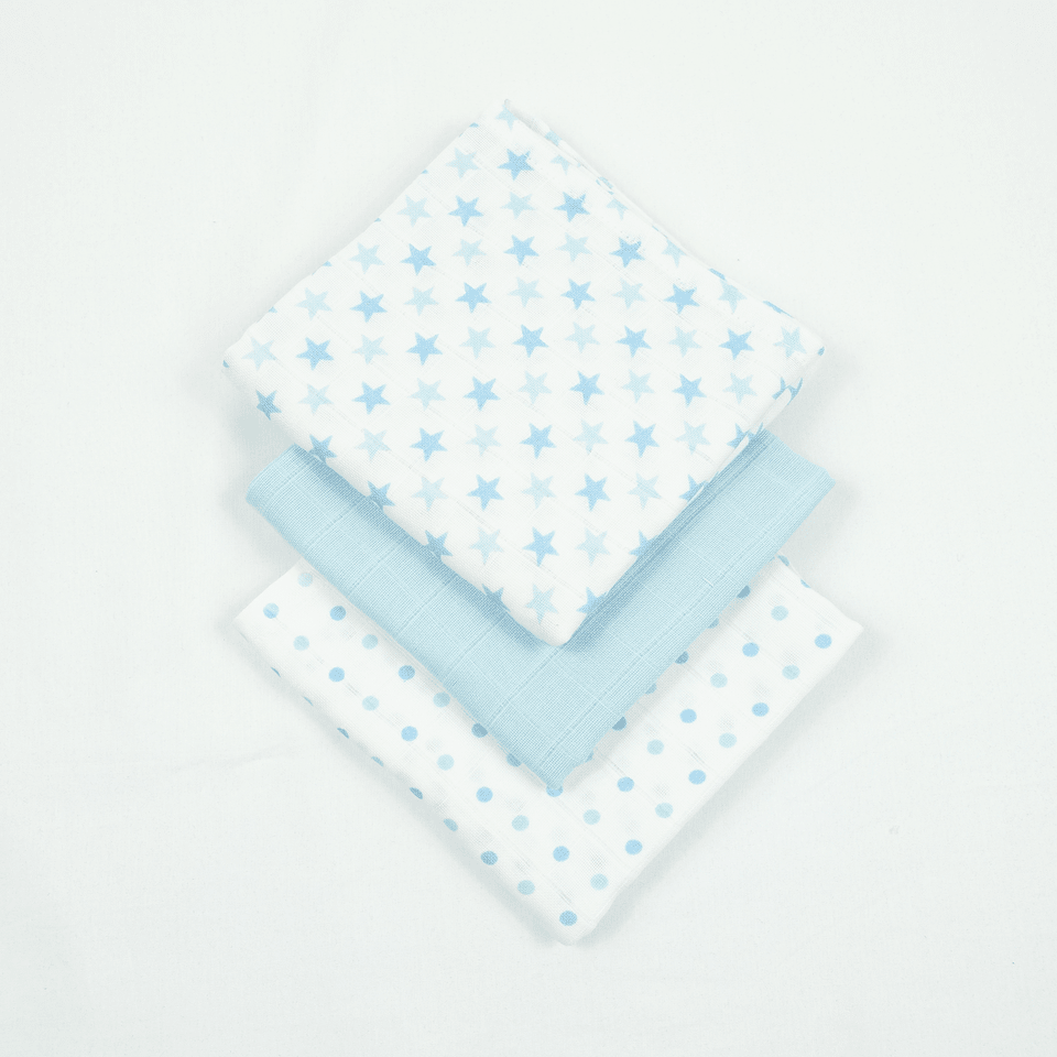 New Baby Gift Set with Soft Toy & Card - Blues - Baby&More
