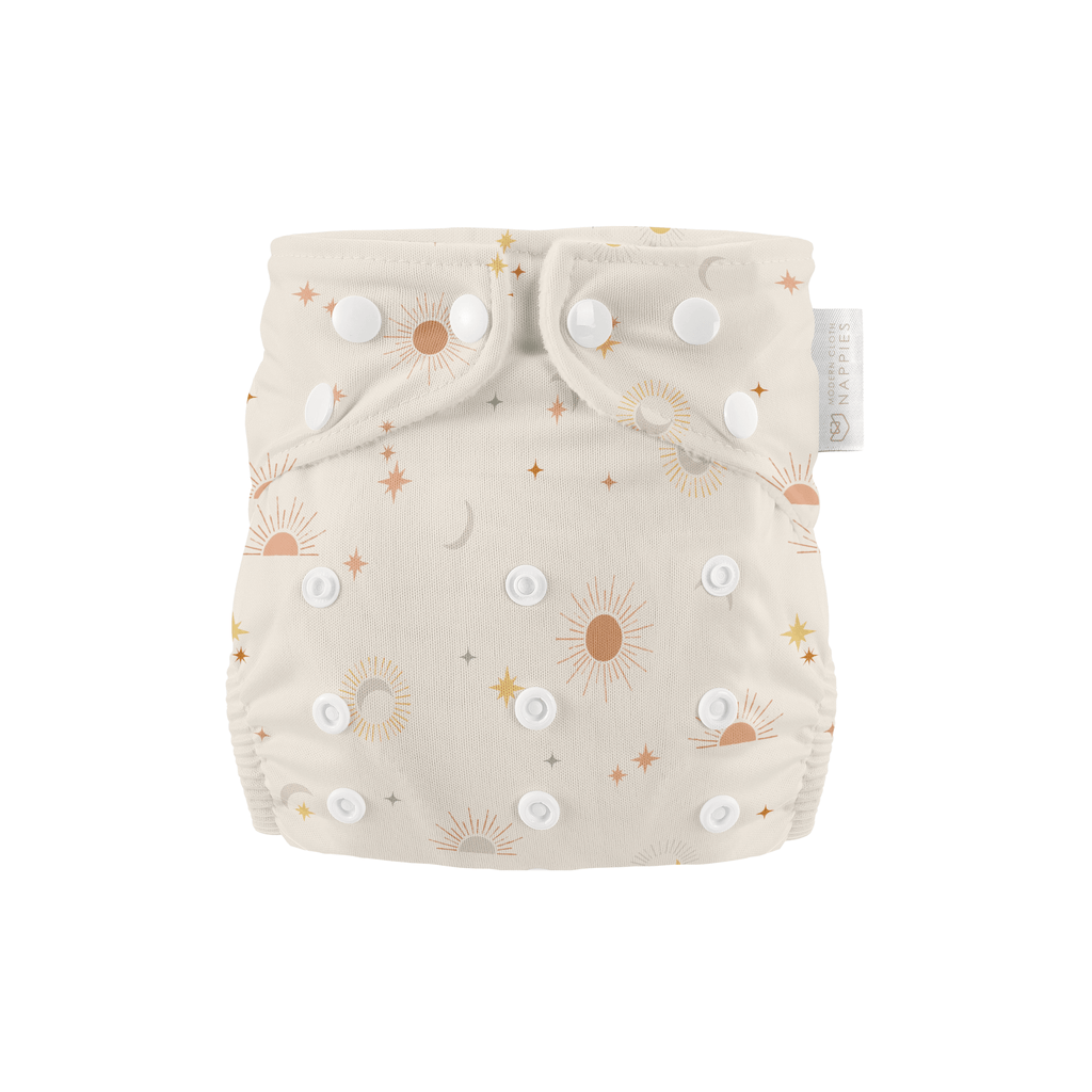Newborn Reusable Cloth Nappy - Celestial - Baby&More