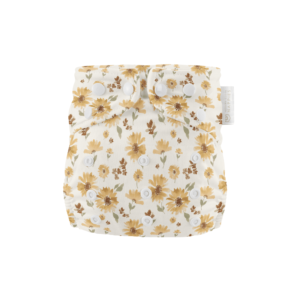 Newborn Reusable Cloth Nappy - Meadow - Baby&More