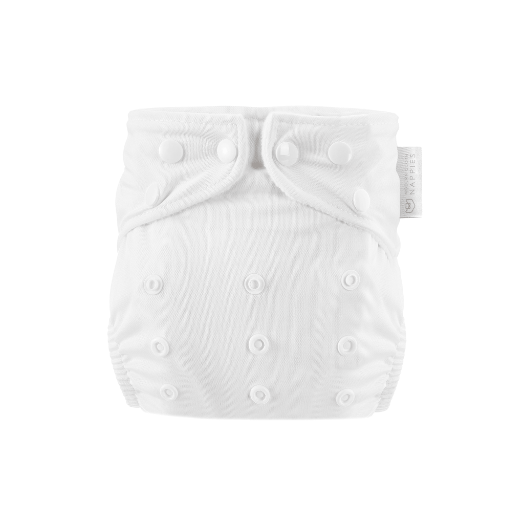 Newborn Reusable Cloth Nappy - White - Baby&More
