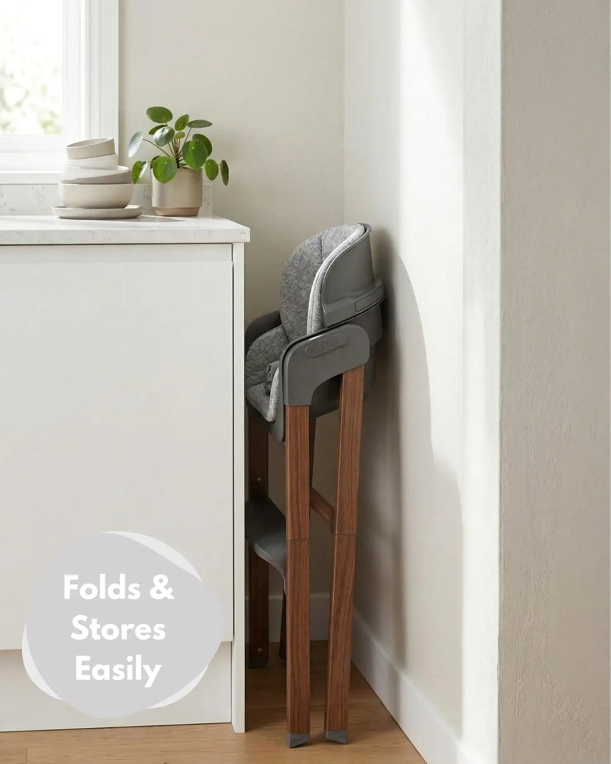 Neyo 2-in-1 High Chair - Grey - Baby&More