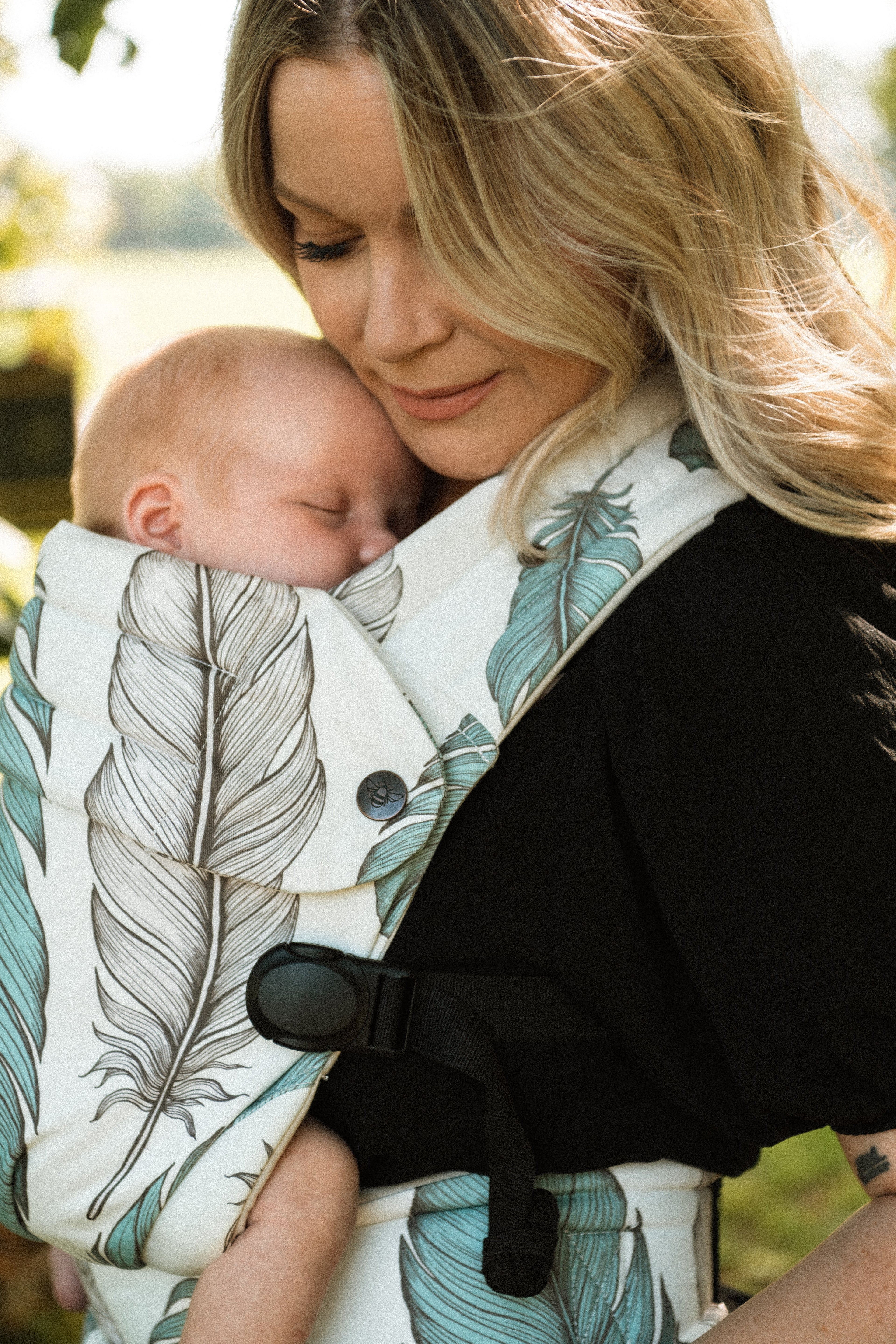 Bizzi Growin Nomad Pure Organic Baby Carrier - Wild Plume