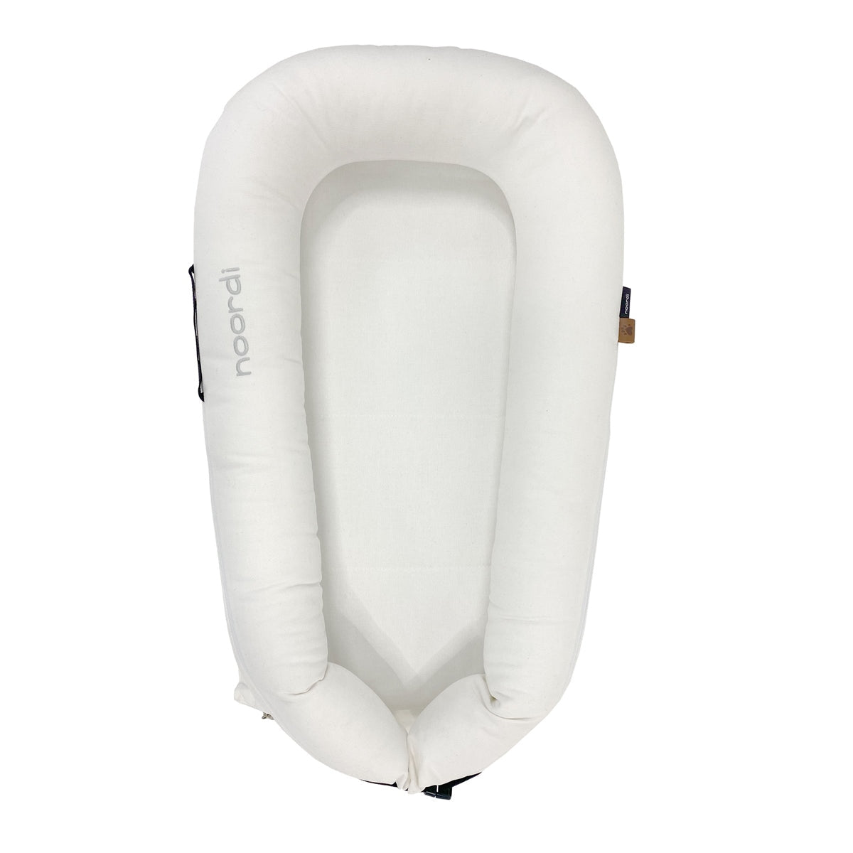 Noordi 2 in 1 Deluxe Baby Nest & Maternity Pillow with Silver-Ion Cotton - White - Baby&More