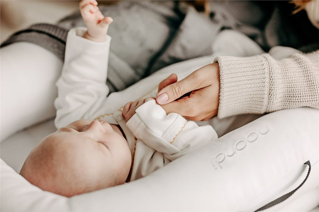 Noordi 2 in 1 Deluxe Baby Nest & Maternity Pillow with Silver-Ion Cotton - White - Baby&More