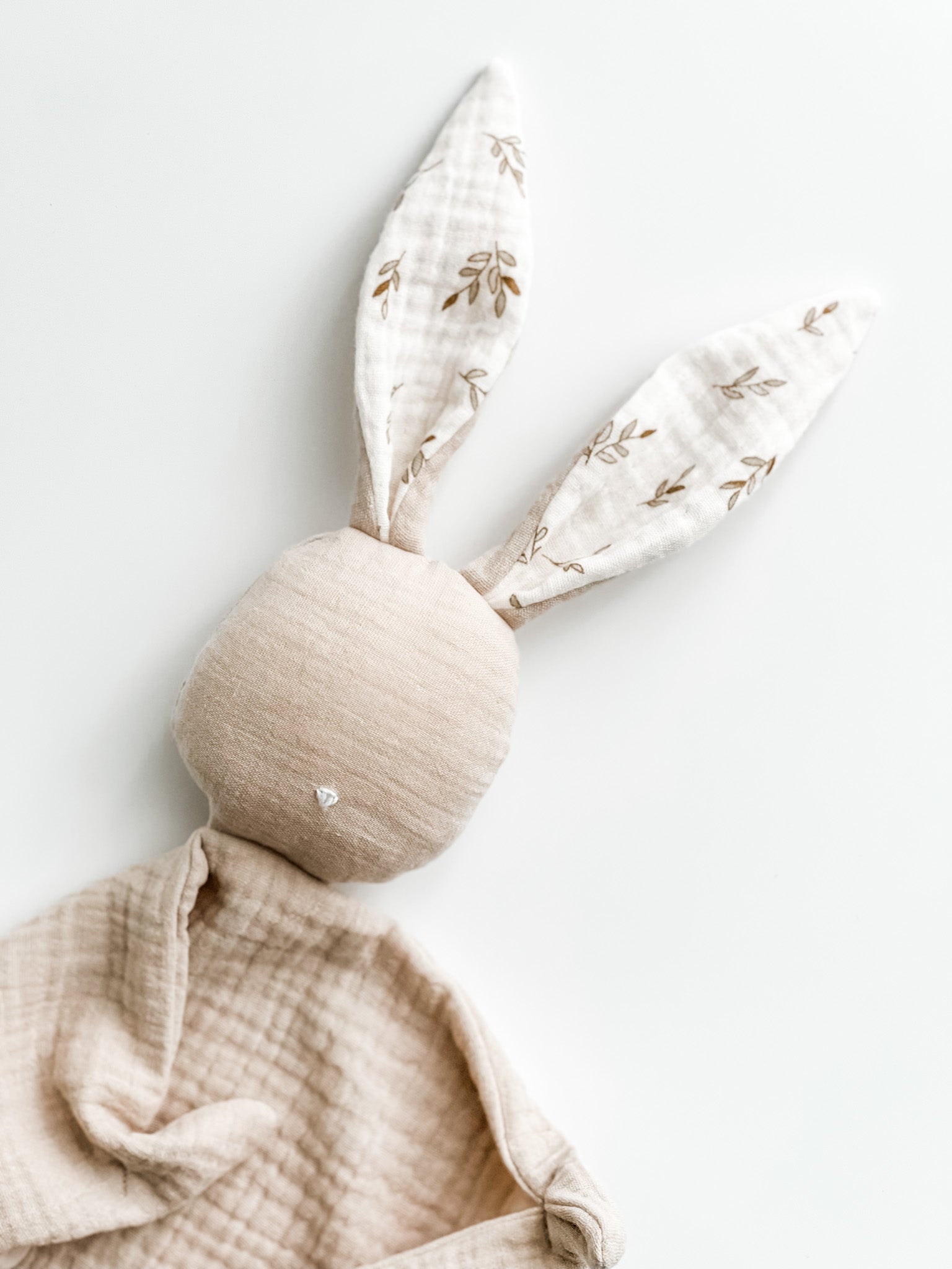 Norishor - Bunny Comforter - Oat / Small Leaves - Baby&More