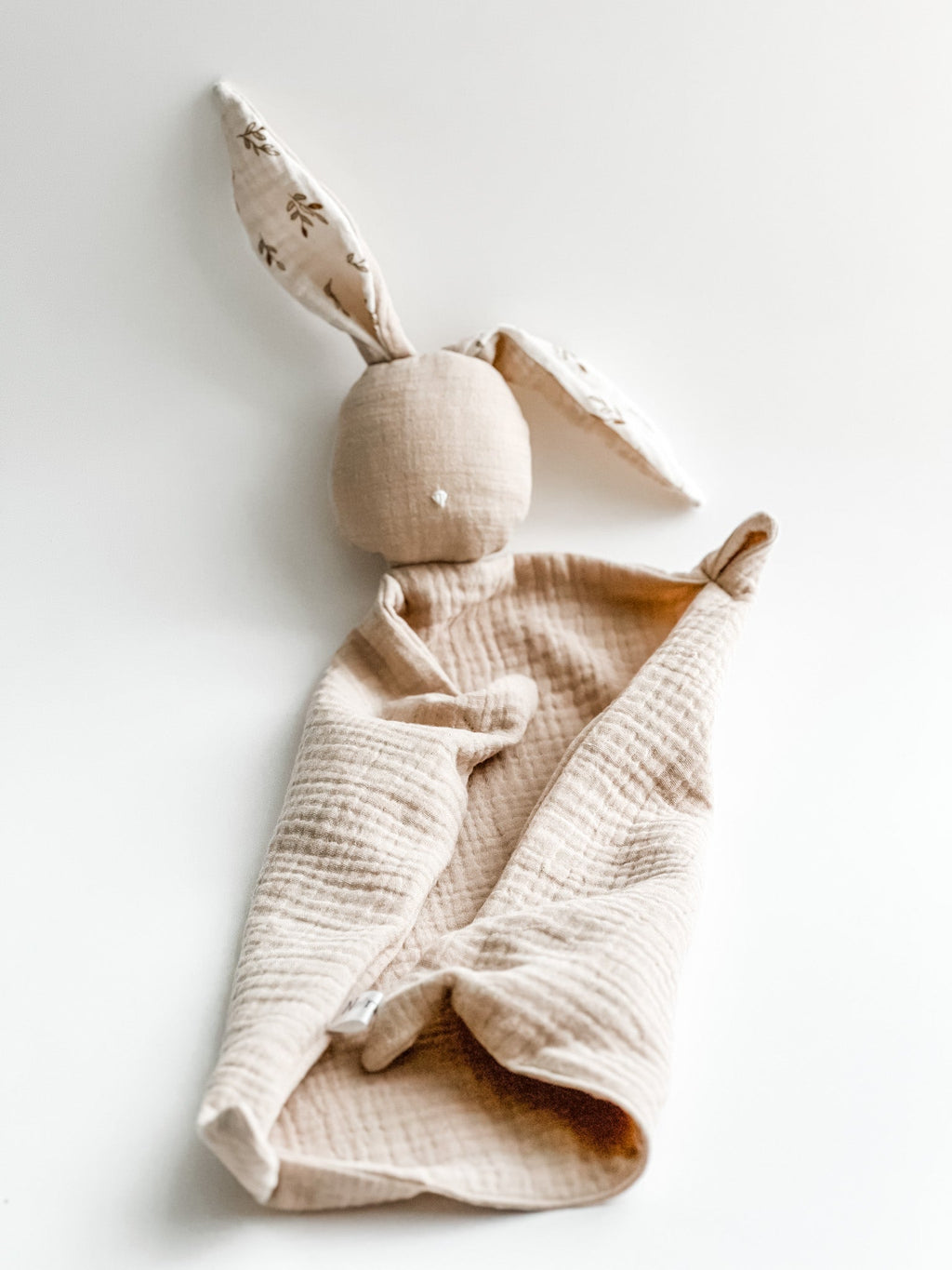 Norishor - Bunny Comforter - Oat / Small Leaves - Baby&More