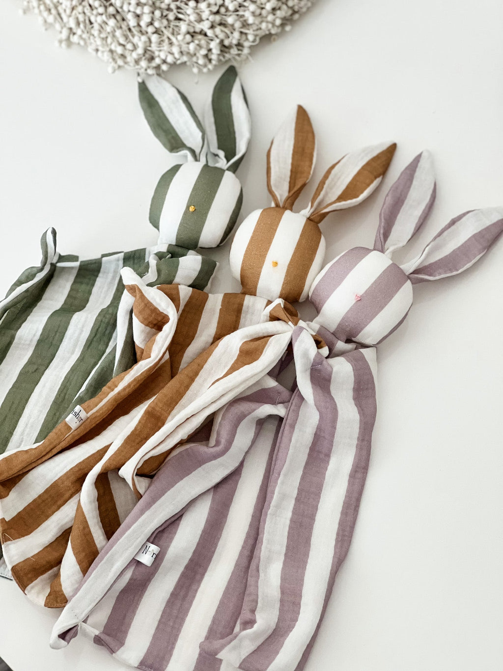 Norishor - Bunny Comforter - Stripes - Baby&More