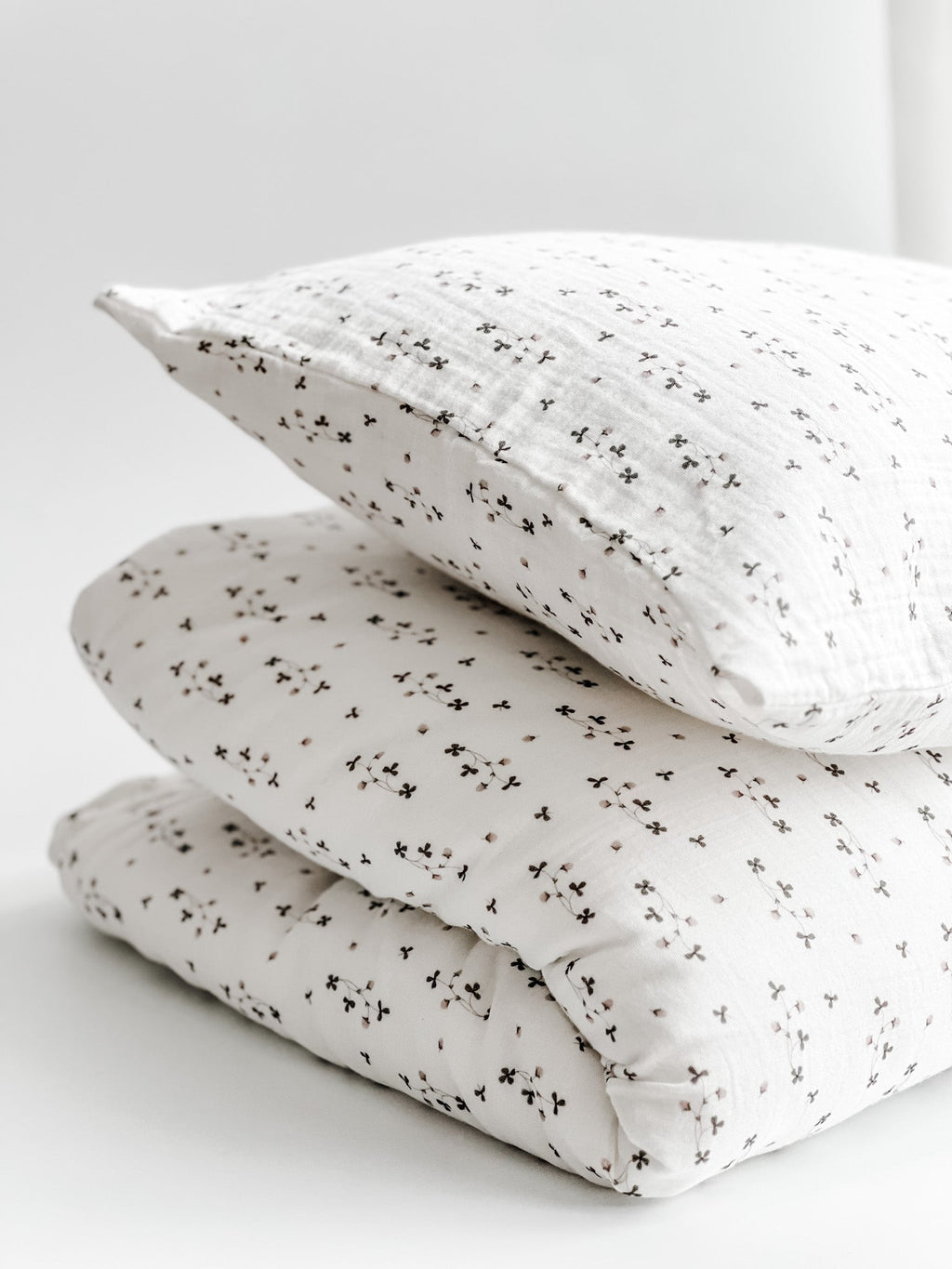 Norishor - Muslin Cotbed Duvet Set - Botanical - Baby&More