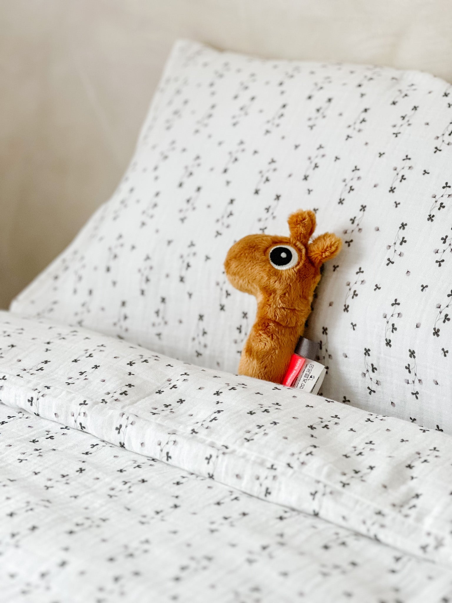 Norishor - Muslin Cotbed Duvet Set - Botanical - Baby&More