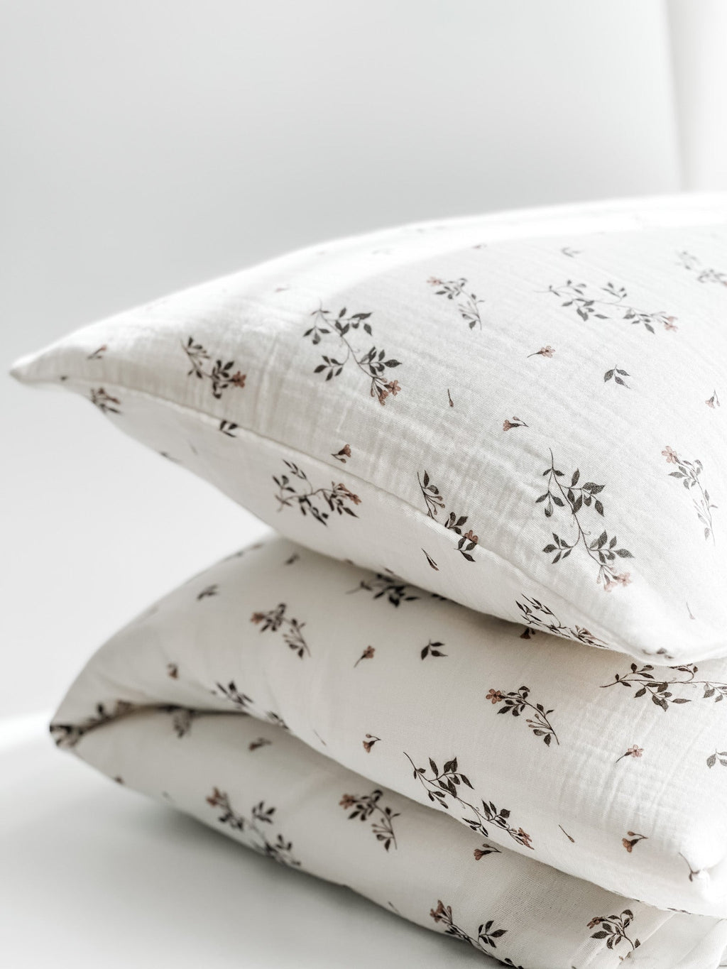 Norishor - Muslin Cotbed Duvet Set - Jasmine Rose - Baby&More