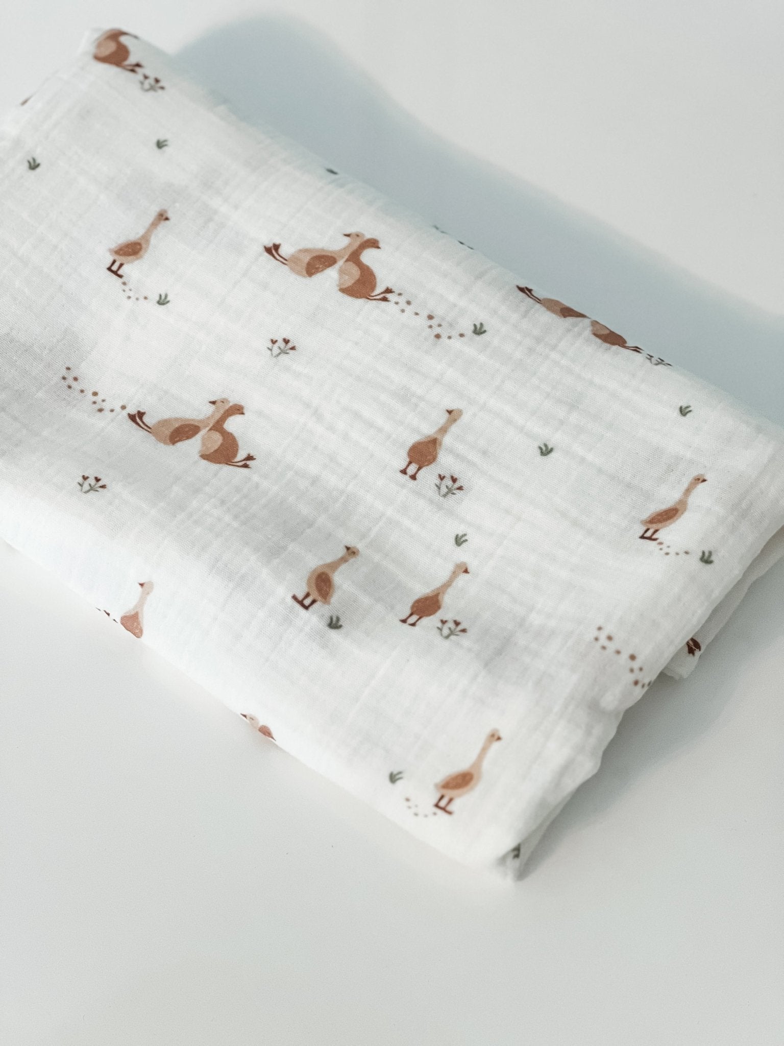 Norishor - Muslin Swaddle Blanket - Goose - Baby&More