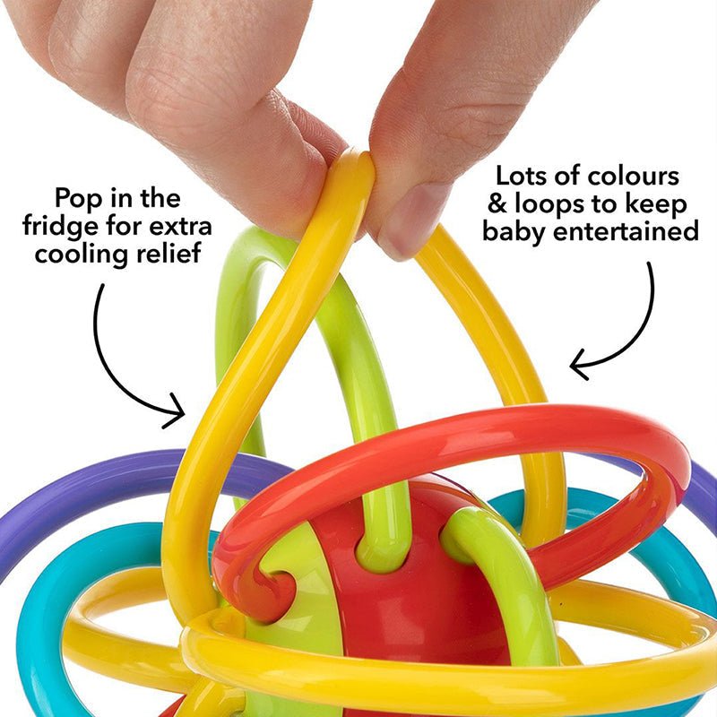 Nuby Lots Of Loops Teether - Baby&More