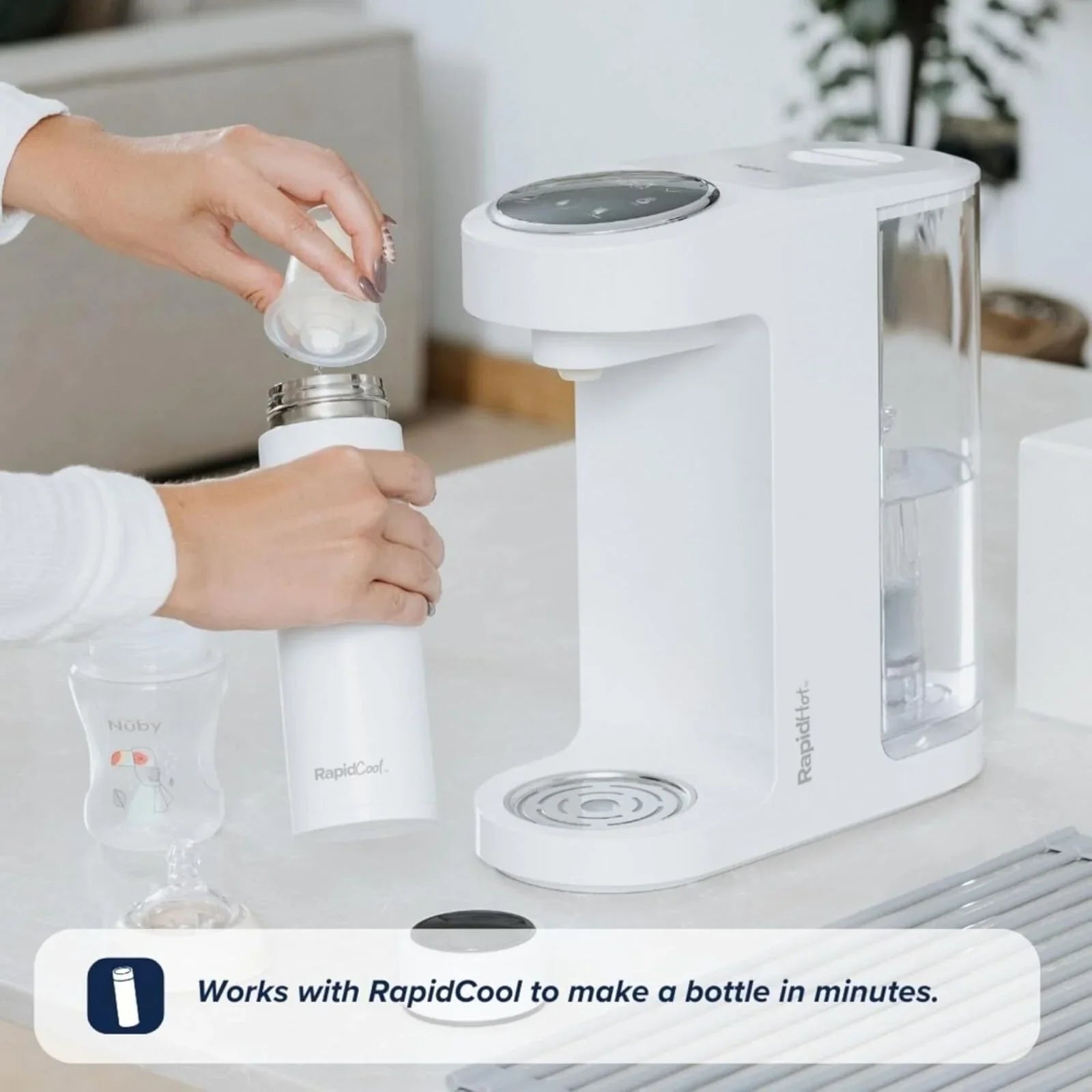 Nuby RapidHot Formula Preparation Machine - White - Baby&More