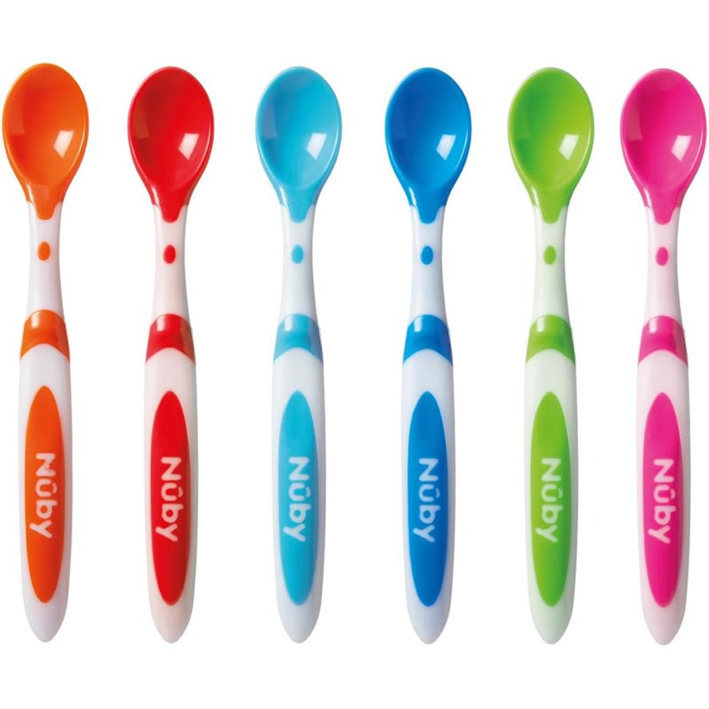 Nuby Weaning Spoons - 6 Pack - Baby&More