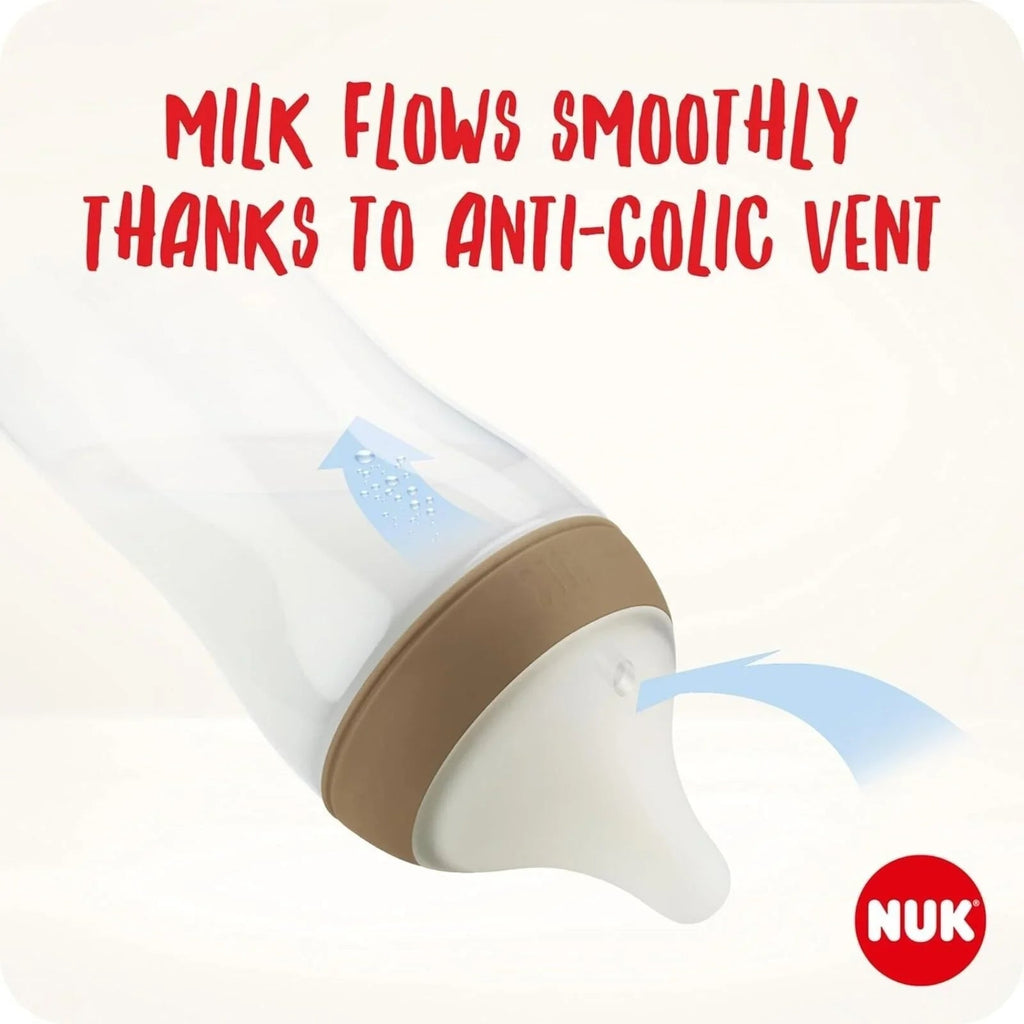 NUK Anti - Colic Perfect Match Starter Set - Pack of 4 - Mickey - Baby&More