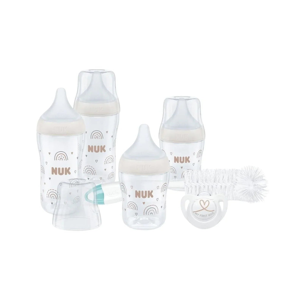 NUK Anti - Colic Perfect Match Starter Set - Pack of 7 - Rainbow - Baby&More