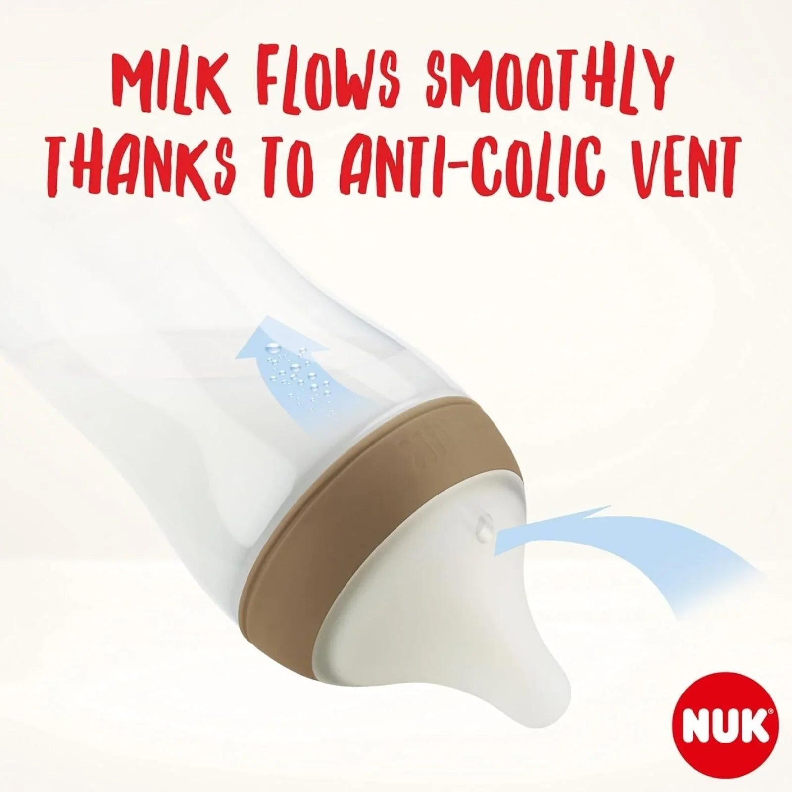 NUK Anti - Colic Perfect Match Starter Set - Pack of 7 - Rainbow - Baby&More