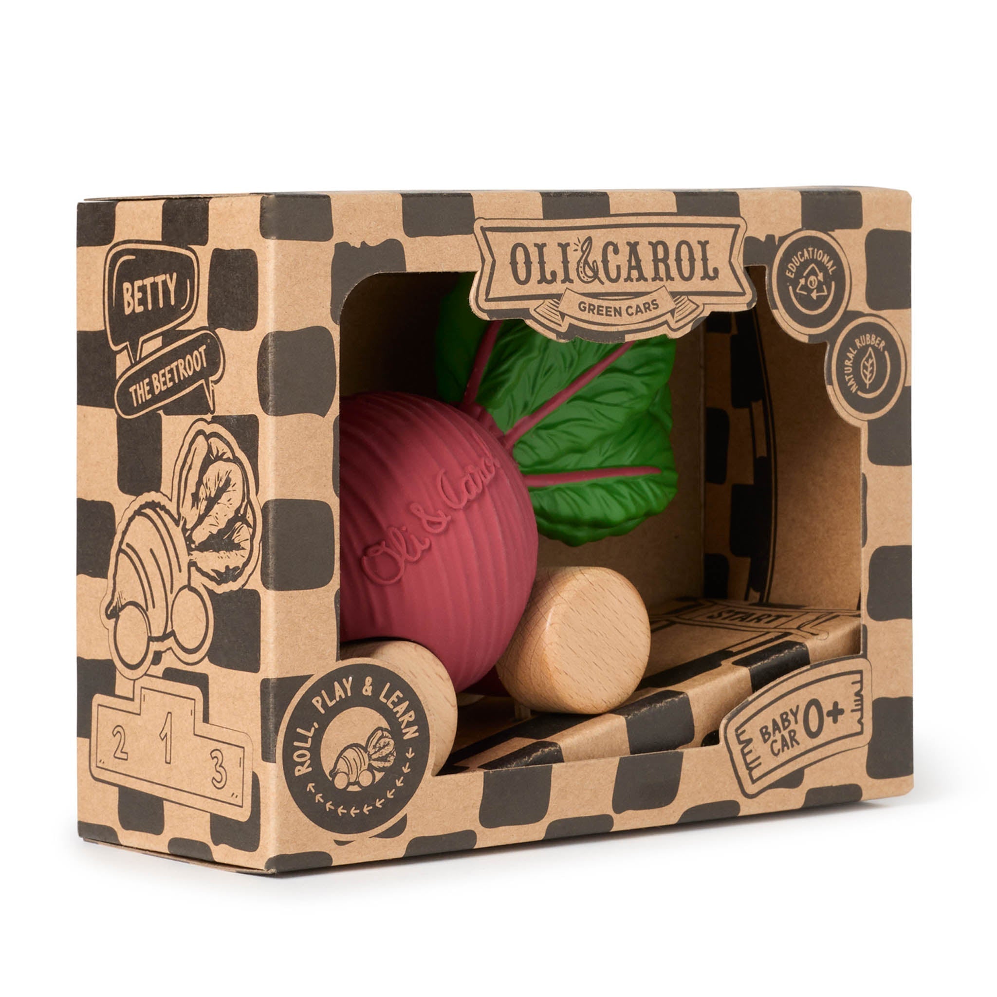 Oli & Carol Betty the Beetroot Car - Baby&More