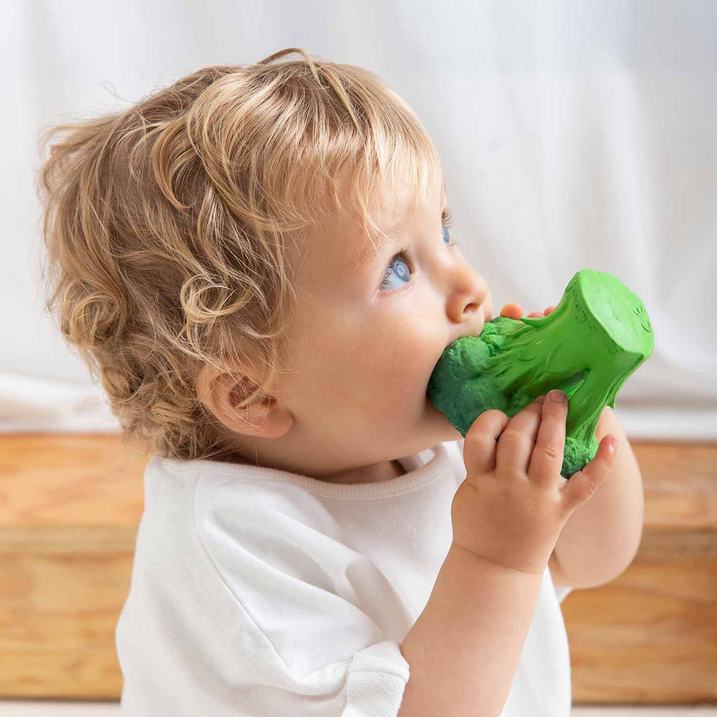 Oli & Carol Brucy the Broccoli Teether - Baby&More