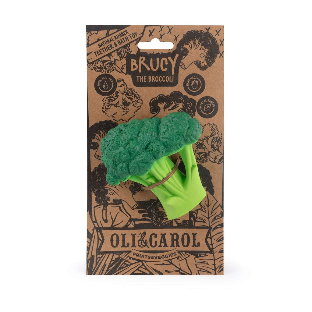 Oli & Carol Brucy the Broccoli Teether - Baby&More