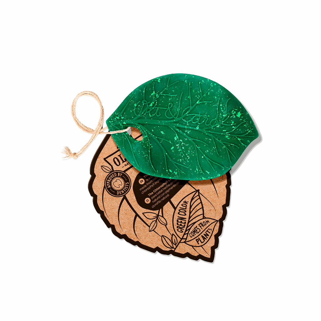 Oli & Carol Chlorophyll Leaf Teether - Baby&More