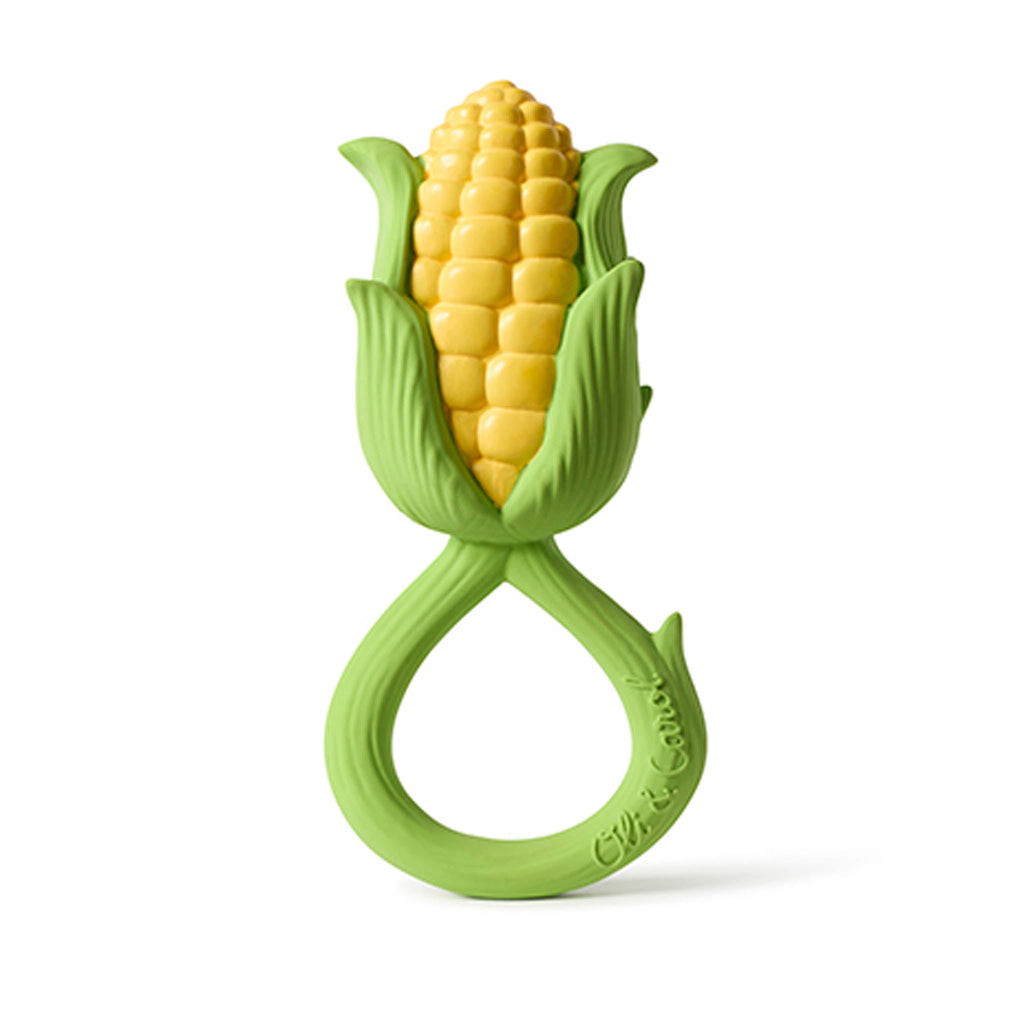 Oli & Carol Corn Rattle Toy - Baby&More