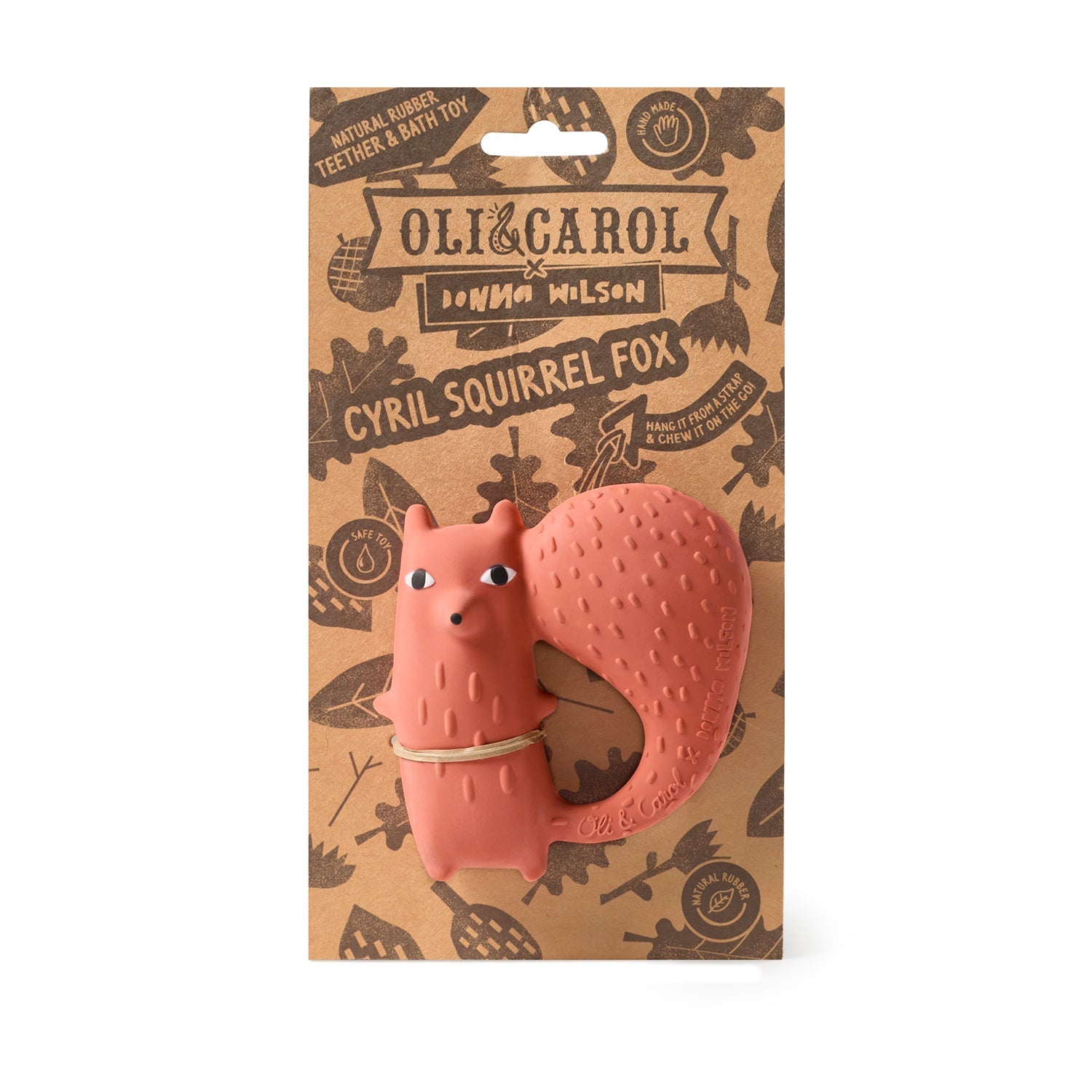 Oli & Carol Cyril Squirrel Fox Teether - Baby&More