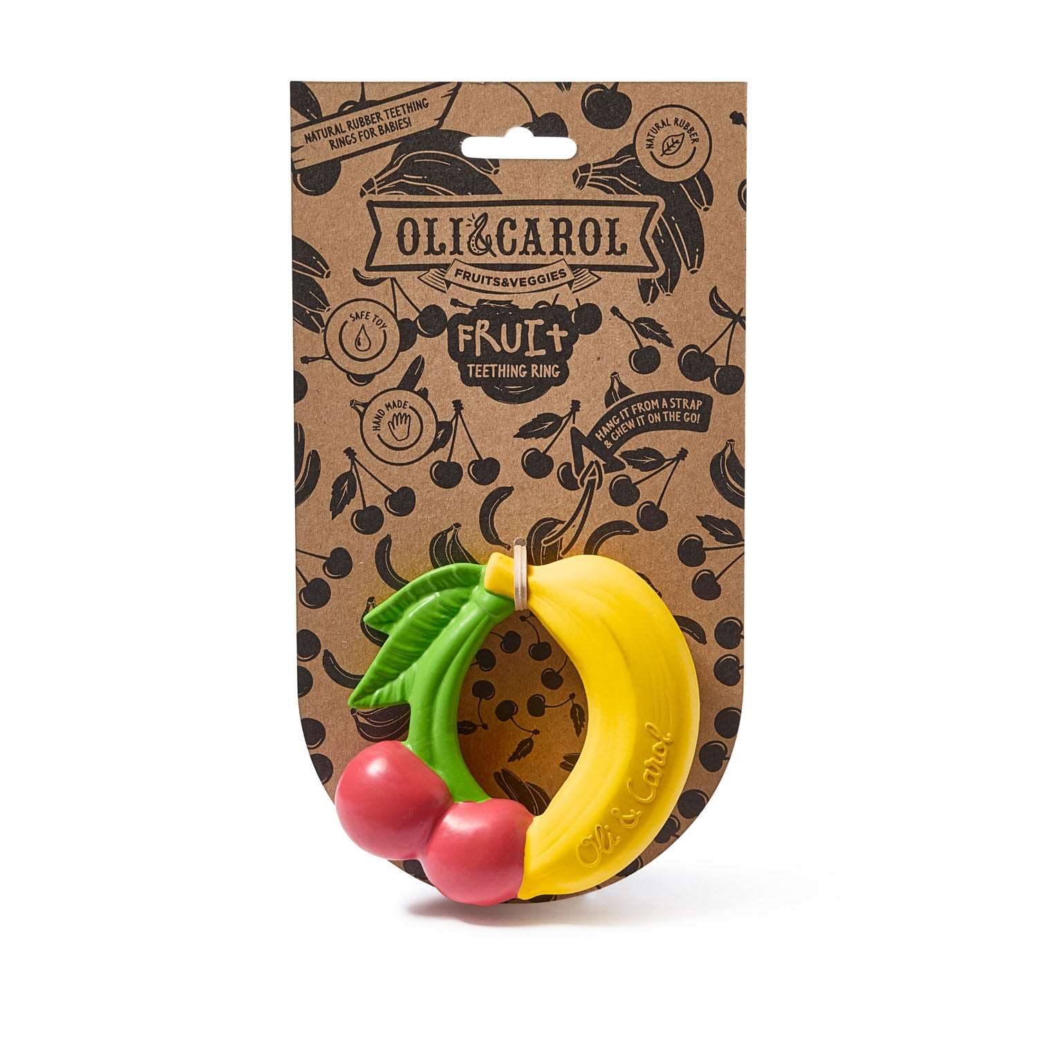 Oli & Carol Fruit Teething Ring - Baby&More