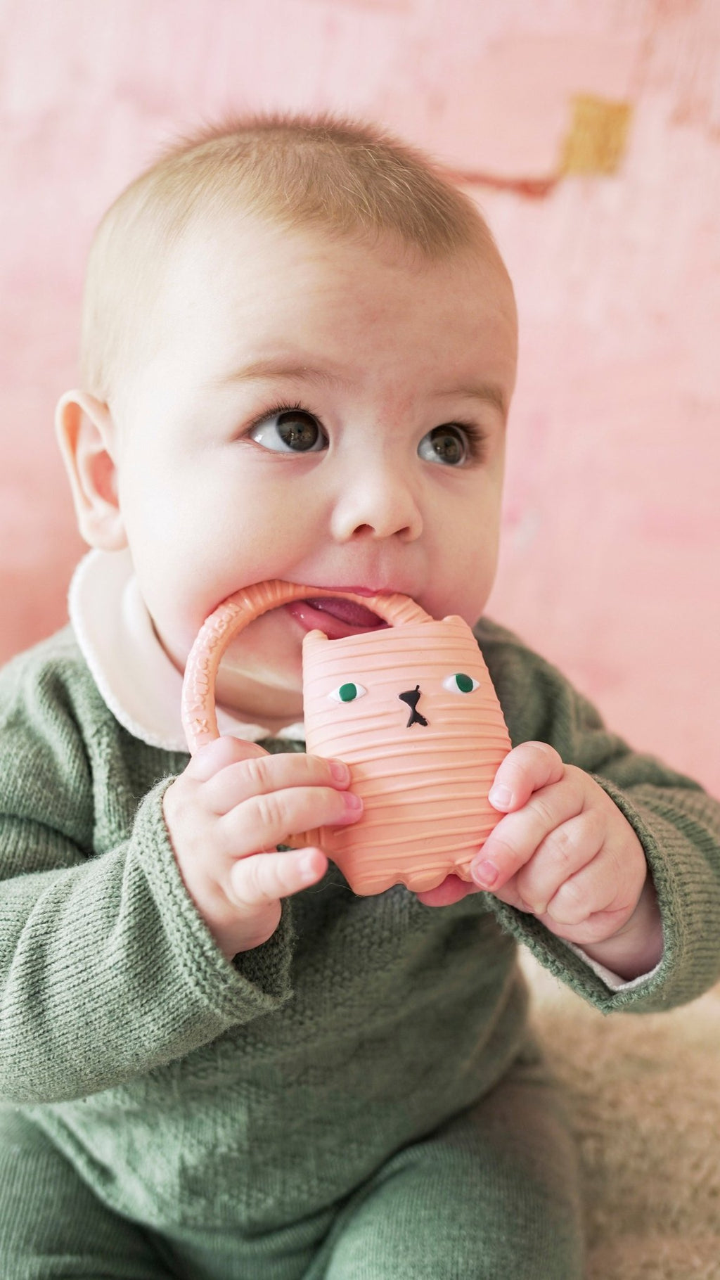 Oli & Carol Ginge the Cat Teether - Baby&More
