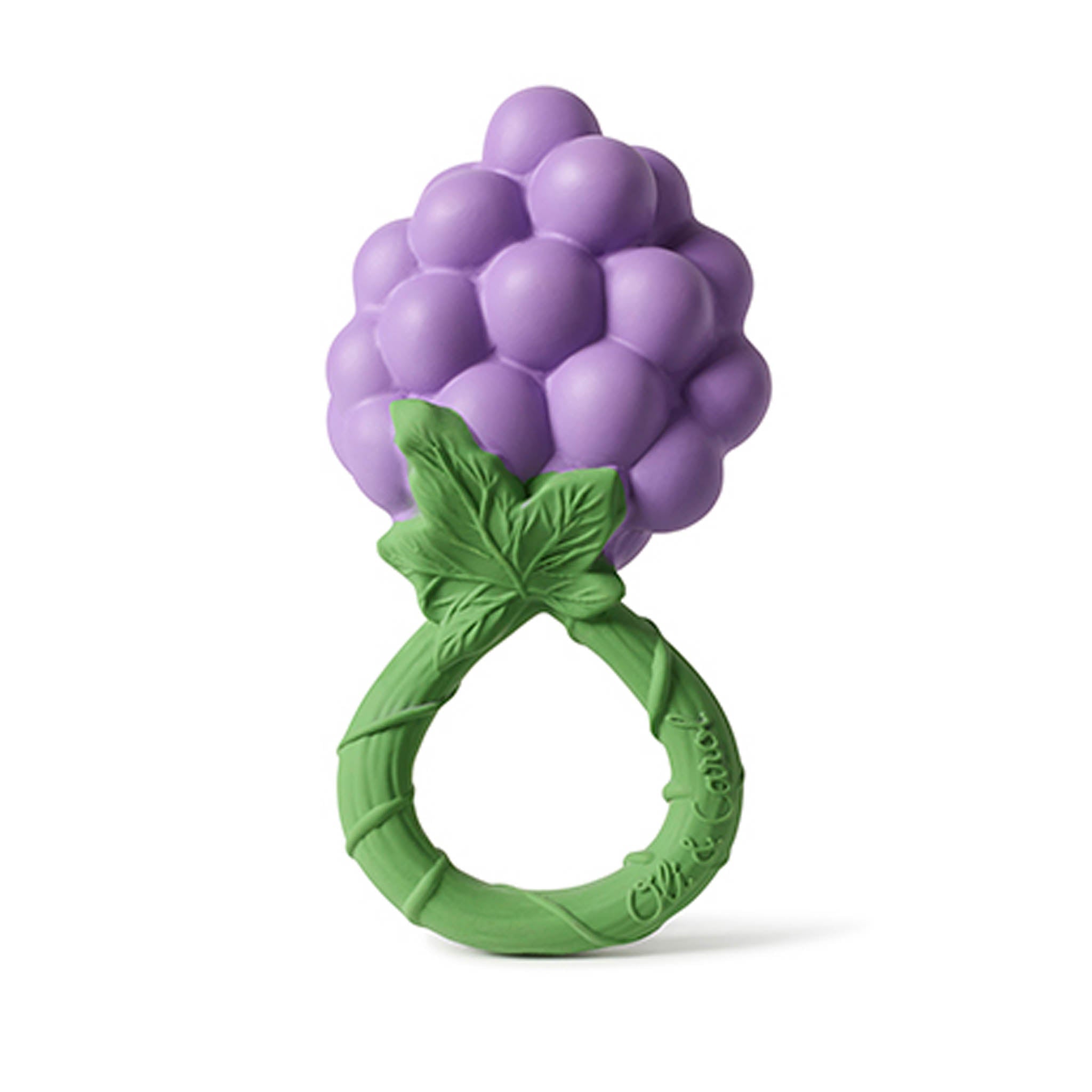Oli & Carol Grape Baby Rattle & Teether - Baby&More