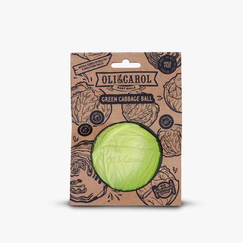 Oli & Carol Green Cabbage Baby Ball - Baby&More