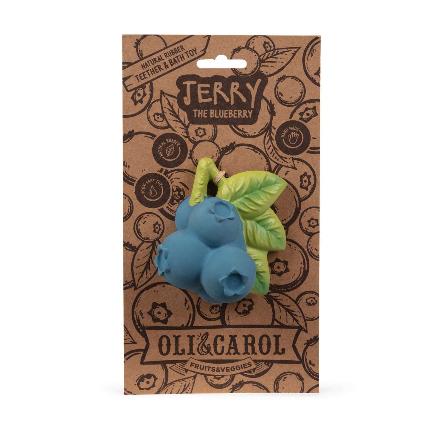 Oli & Carol Jerry the Blueberry Teether - Baby&More