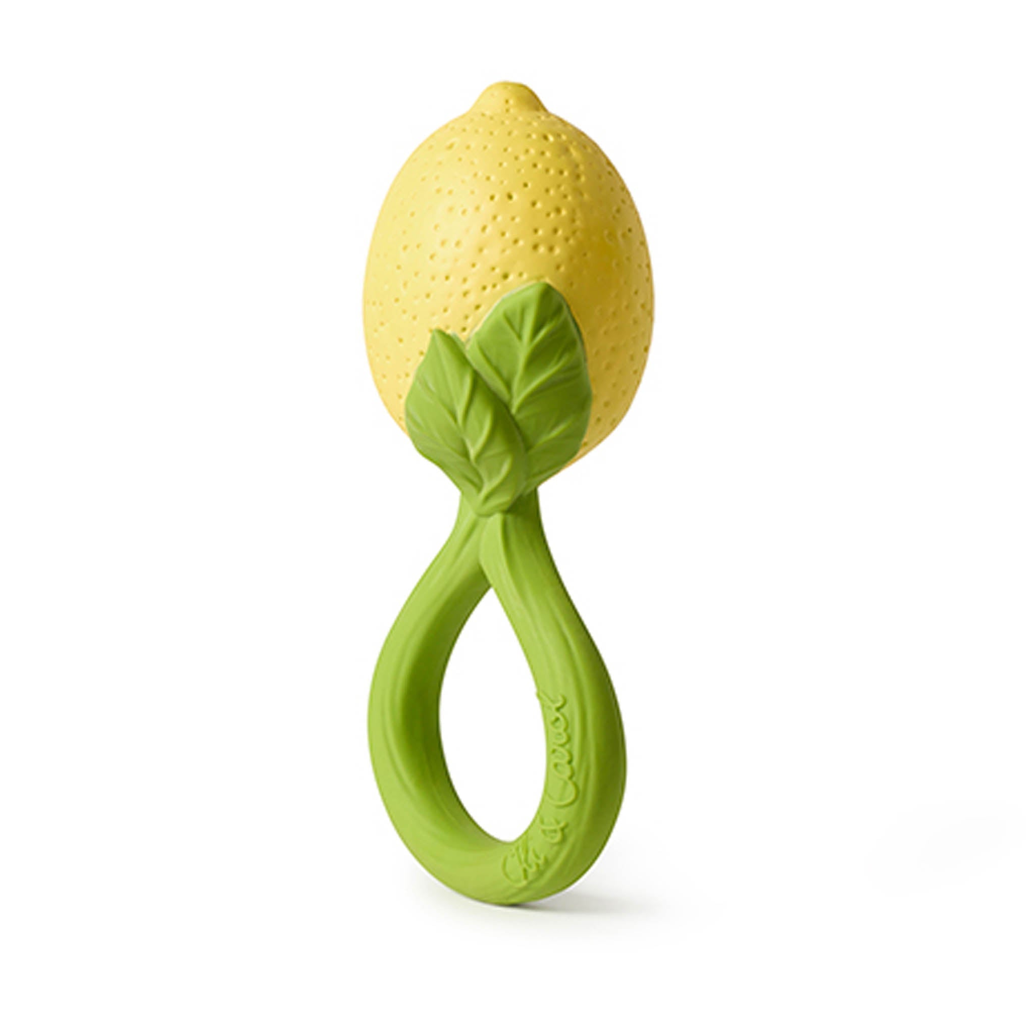 Oli & Carol Lemon Baby Rattle & Teether - Baby&More