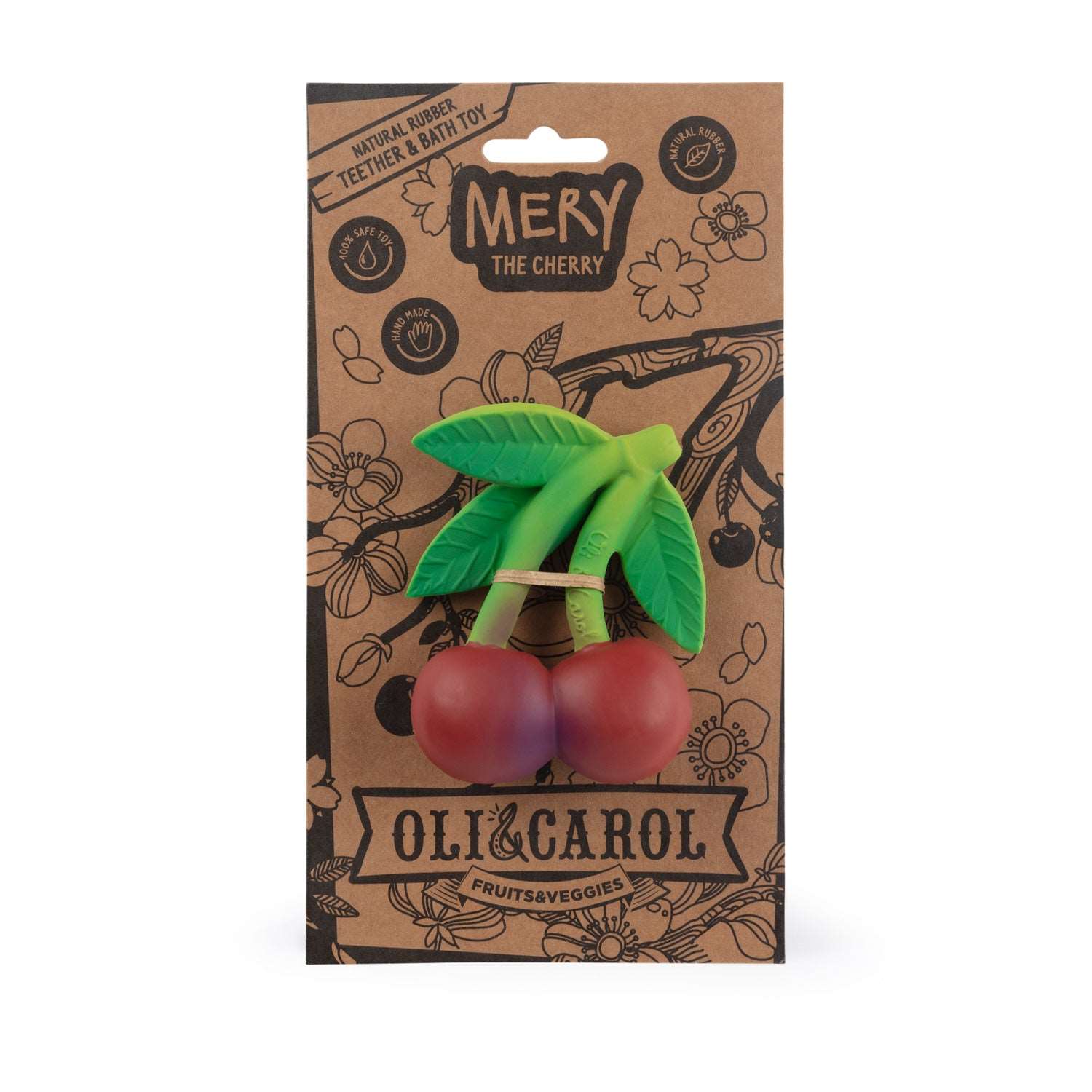 Oli & Carol Mery the Cherry Teether - Baby&More