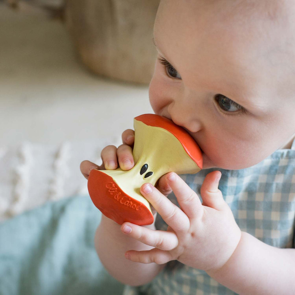 Oli & Carol Pepa the Apple Teether - Baby&More