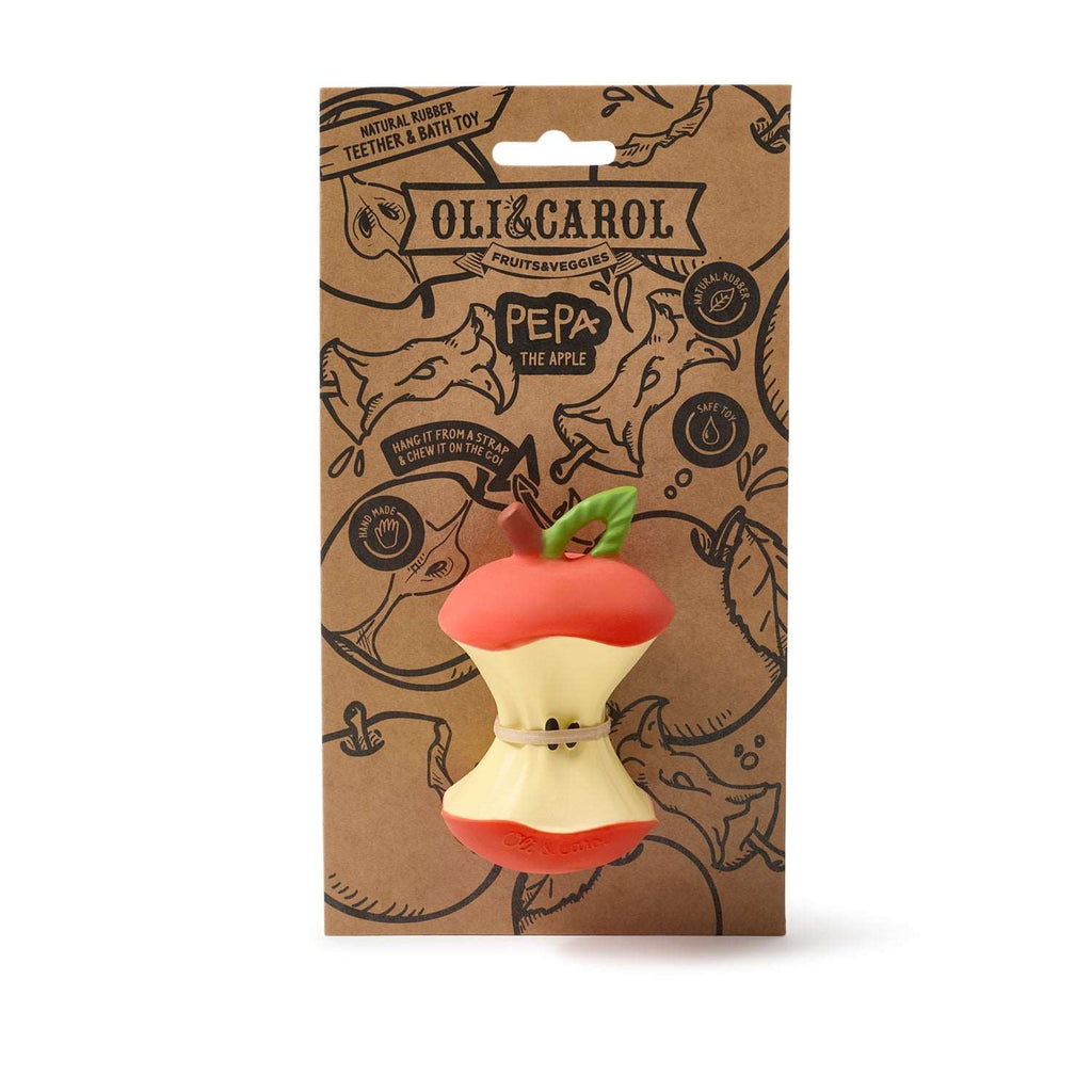 Oli & Carol Pepa the Apple Teether - Baby&More