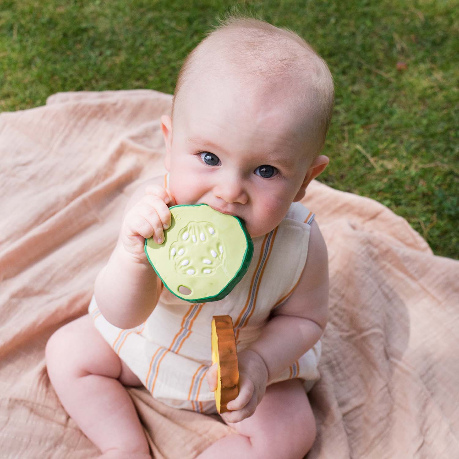 Oli & Carol Pepino the Cucumber Teether - Baby&More