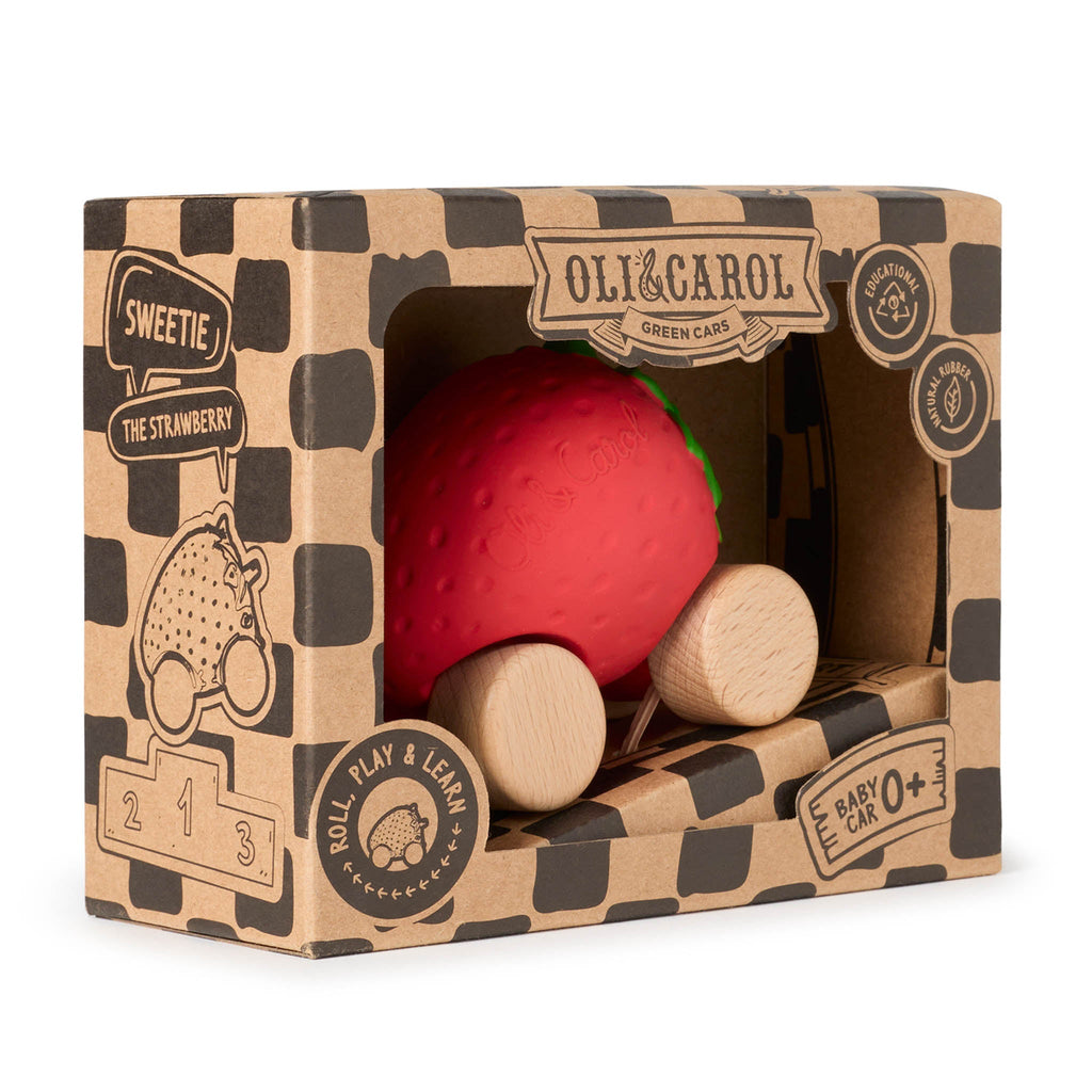 Oli & Carol Sweetie the Strawberry Car - Baby&More