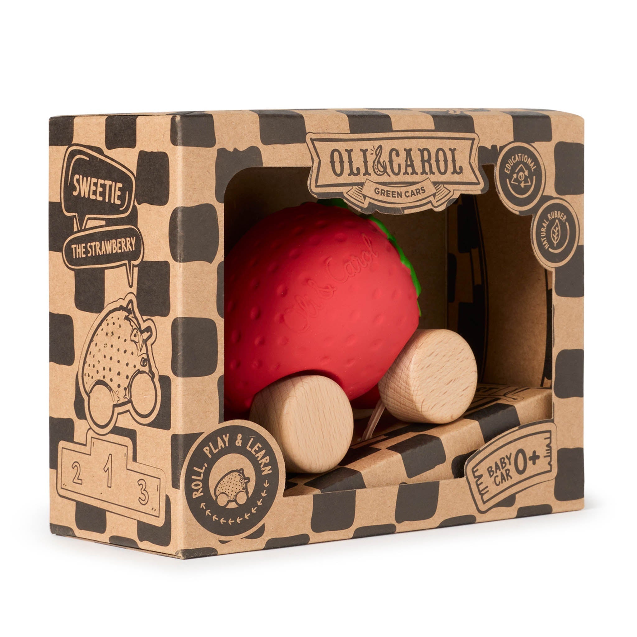 Oli & Carol Sweetie the Strawberry Car - Baby&More