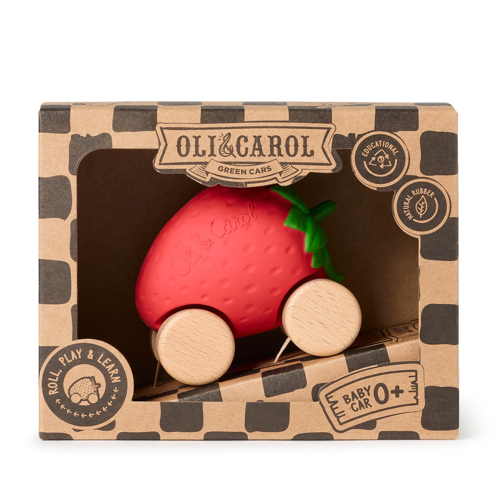 Oli & Carol Sweetie the Strawberry Car - Baby&More